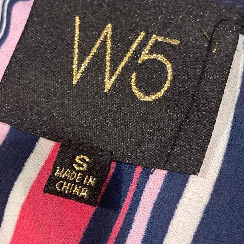 NWOT W5 Striped blouse Small - Picture 4 of 5